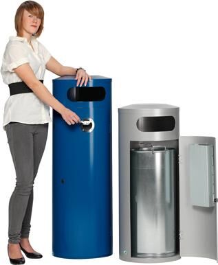 Var Abfallsam./Ascher KS 90 enzianblau (5010) Produktbild Var Abfallsam./Ascher KS 90 enzianblau (5010) bild 2