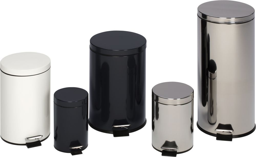 Var Tretabfallsammler 12 l Edelstahl 400x250 mm Produktbild Var Tretabfallsammler 12 l Edelstahl 400x250 mm