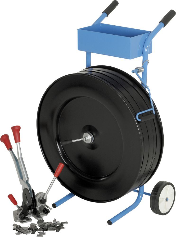 Zubehör: Abrollwagen fahrbar für PP-Band 13 oder 16mm Produktbild Zubehör: Abrollwagen fahrbar für PP-Band 13 oder 16mm
