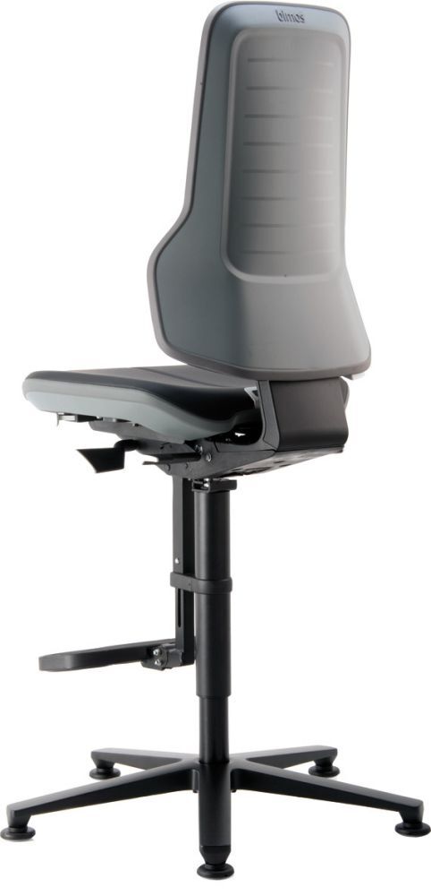 Basisstuhl Arbeitsstuhl NEON grau m. Gleiter u. A.-Hilfe Produktbild Basisstuhl Arbeitsstuhl NEON grau m. Gleiter u. A.-Hilfe