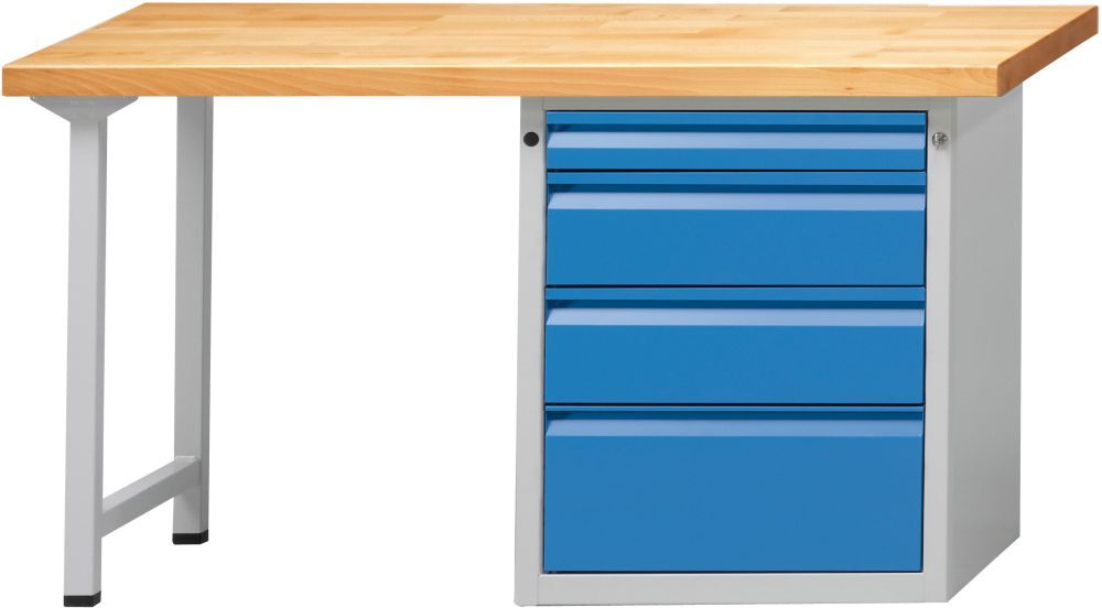 Anke Kombiwerkbank 1500 807 E 40 mm, 840 mm 7035/5012 Produktbild Anke Kombiwerkbank 1500 807 E 40 mm, 840 mm 7035/5012