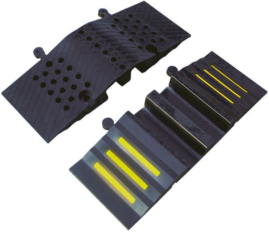 Dancop Schlauch- Kabelbrücke gelb 830x680x90 mm Produktbild Dancop Schlauch- Kabelbrücke gelb 830x680x90 mm