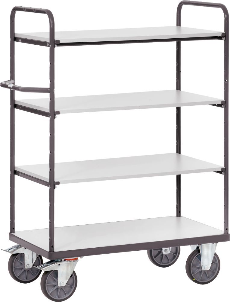FETRA ESD Etagenwagen Transportwagen m. 4 LF 400kg, 1000x600mm Produktbild FETRA ESD Etagenwagen Transportwagen m. 4 LF 400kg, 1000x600mm