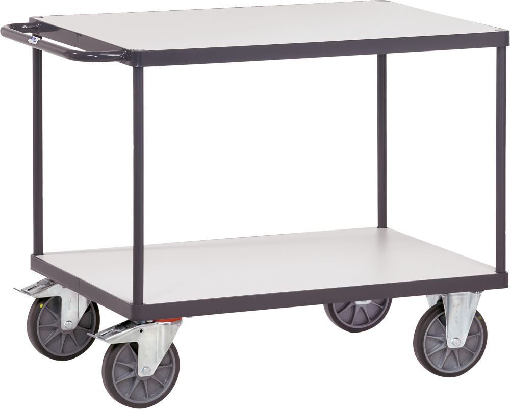 FETRA ESD Tischwagen Transportwagen m. 2 LF 500kg 1000x600 mm Produktbild FETRA ESD Tischwagen Transportwagen m. 2 LF 500kg 1000x600 mm