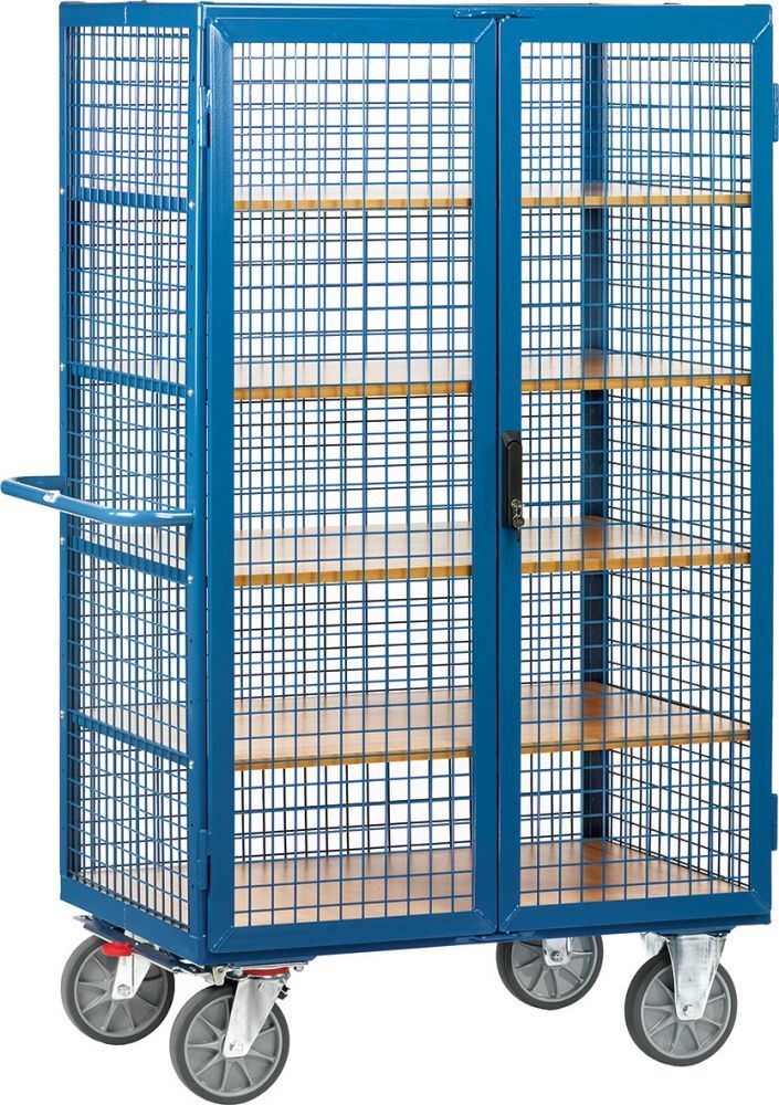 FETRA Kastenwagen Transportwagen 5392 1000x680mm Gitter Riegel Produktbild FETRA Kastenwagen Transportwagen 5392 1000x680mm Gitter Riegel