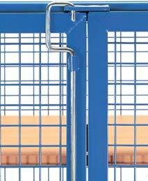 FETRA Kastenwagen Transportwagen 4393 1200x780mm Gitter Stange Produktbild FETRA Kastenwagen Transportwagen 4393 1200x780mm Gitter Stange bild 3