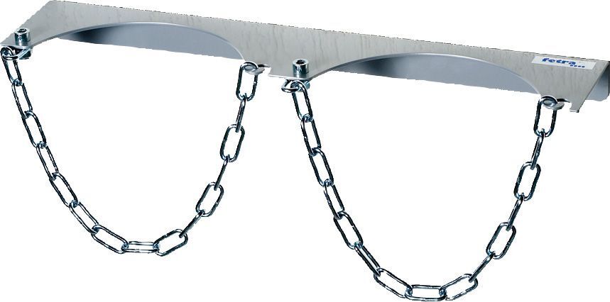 FETRA Stahlflaschen-Wandhalter 2x D230mm Produktbild FETRA Stahlflaschen-Wandhalter 2x D230mm