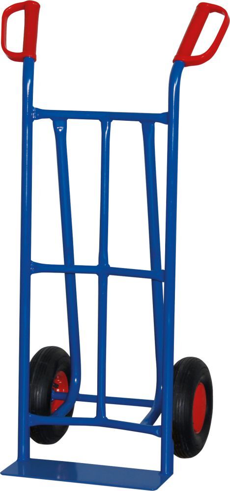 Variofit Stahlrohrkarre 200 kg Schaufel 110x400 mm Gummi Produktbild Variofit Stahlrohrkarre 200 kg Schaufel 110x400 mm Gummi