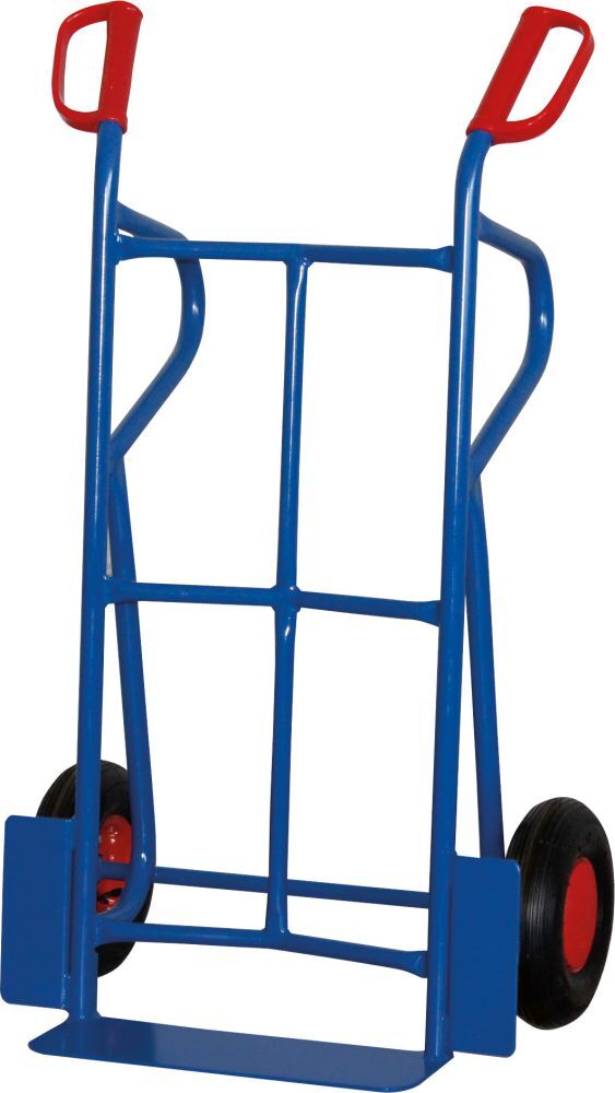 Variofit Stahlrohrkarre 250 kg Schaufel 120x450 mm Gummi Produktbild Variofit Stahlrohrkarre 250 kg Schaufel 120x450 mm Gummi