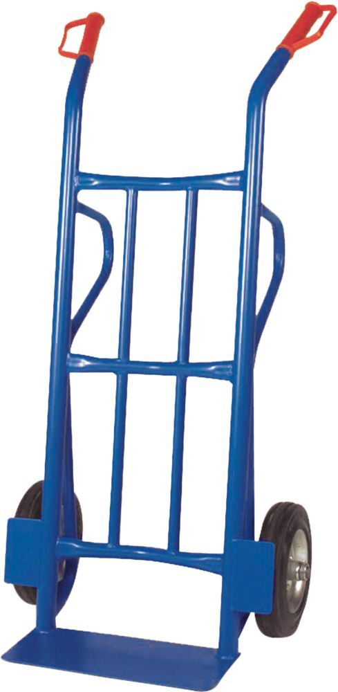 Variofit Stahlrohrkarre 250 kg Schaufel 150x400 mm Gummi Produktbild Variofit Stahlrohrkarre 250 kg Schaufel 150x400 mm Gummi