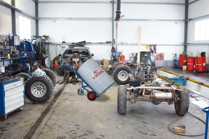 Variofit Fasskarre 250 kg 1 StützrLufträder 260x85 mm Produktbild Variofit Fasskarre 250 kg 1 StützrLufträder 260x85 mm bild 2