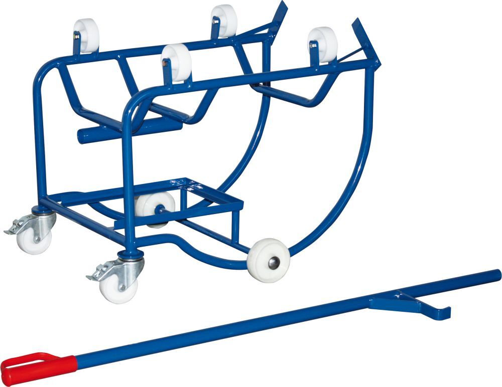 Variofit Fasskipper 250 kg mit 4 Kunststoffrollen Produktbild Variofit Fasskipper 250 kg mit 4 Kunststoffrollen