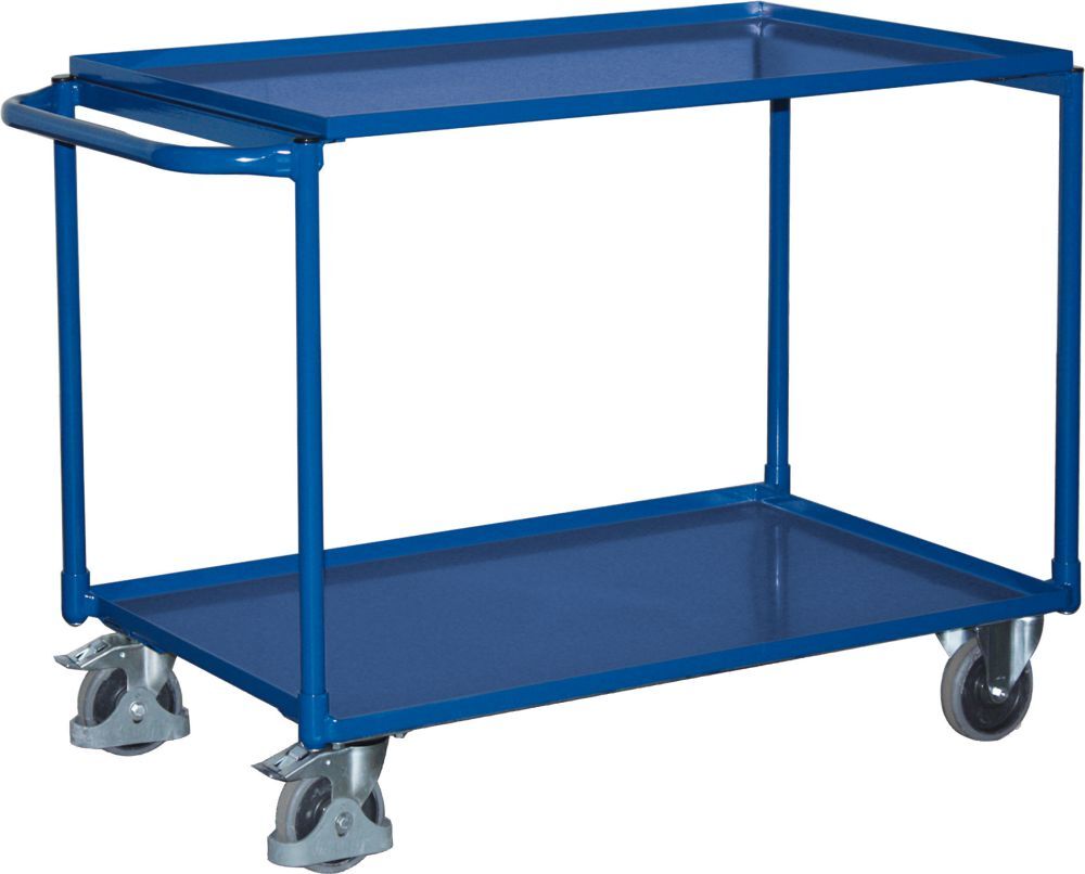 Variofit Tischwagen 250 kg 1000x600 mm 2 Wannen öld. Produktbild Variofit Tischwagen 250 kg 1000x600 mm 2 Wannen öld.