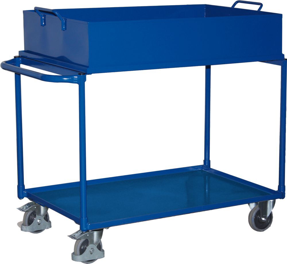 Variofit Tischwagen 250 kg 1000x600 mm Wanne 200 mm Produktbild Variofit Tischwagen 250 kg 1000x600 mm Wanne 200 mm