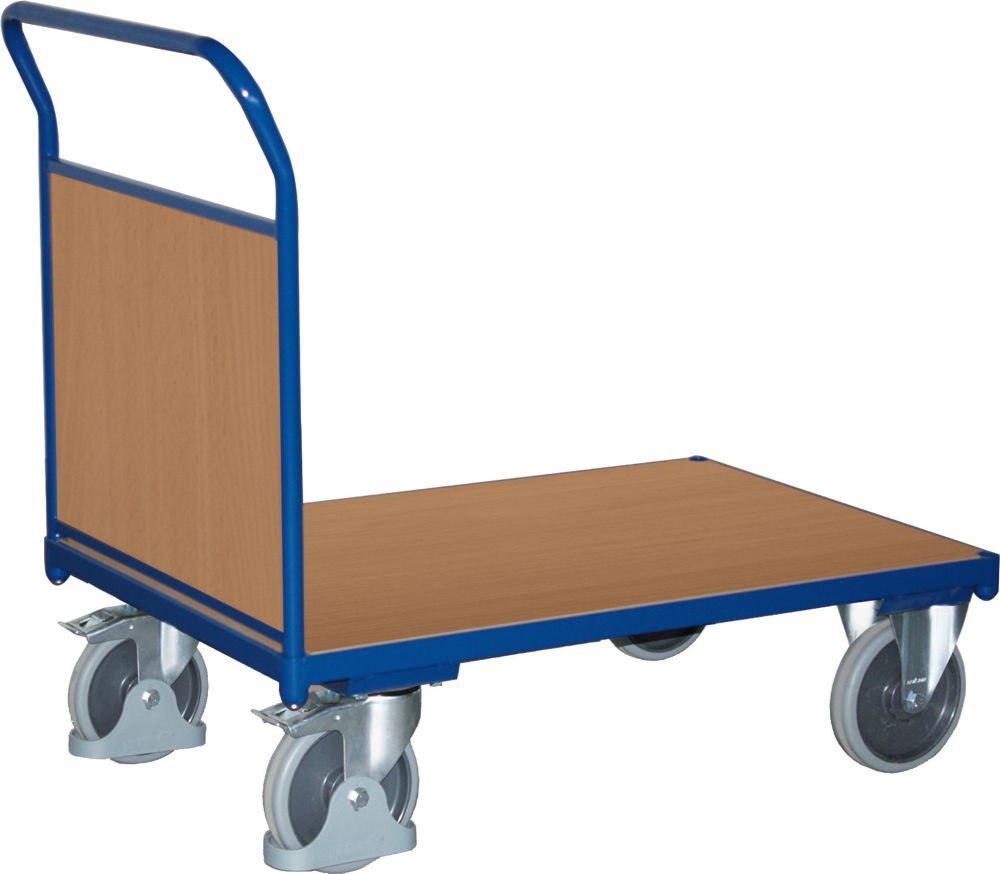 Variofit Stirnwandwagen 500 kg 1230x800 mm 1 Holzwand Produktbild Variofit Stirnwandwagen 500 kg 1230x800 mm 1 Holzwand
