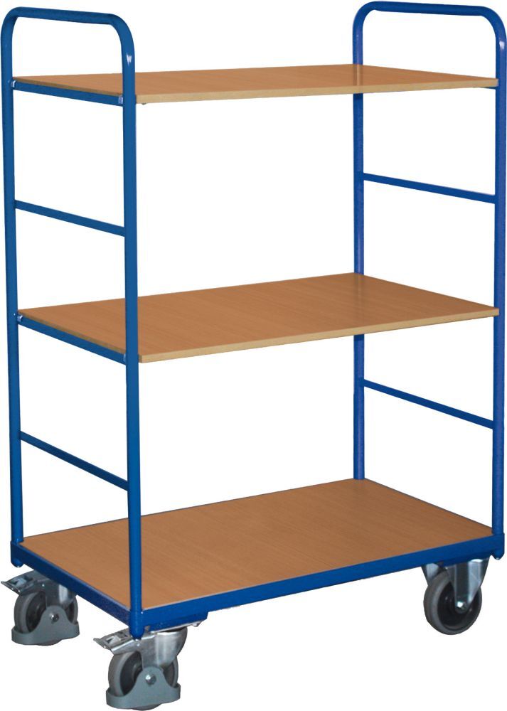 Variofit Etagenwagen 250 kg 2 Wand850x500 mm 3 Böden Produktbild Variofit Etagenwagen 250 kg 2 Wand850x500 mm 3 Böden