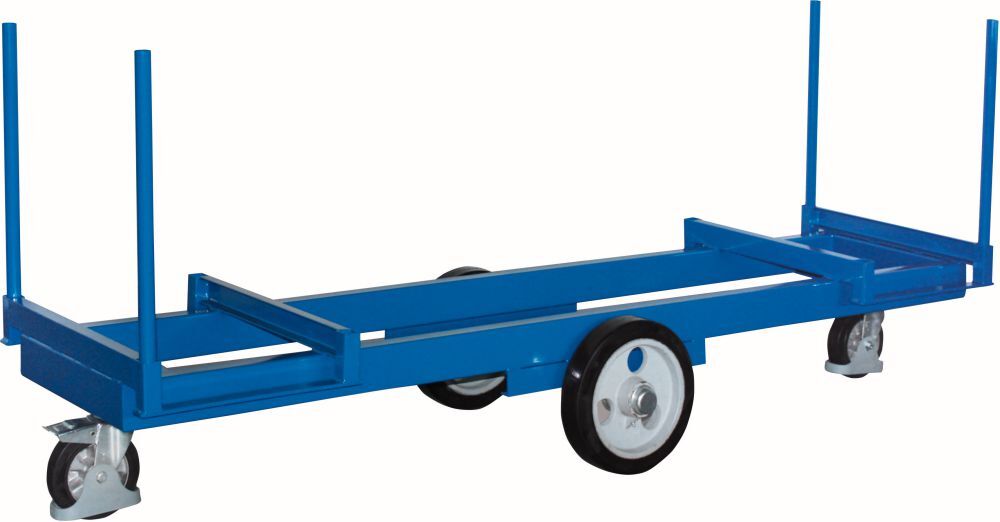 Variofit Langmaterial-Wagen 2000kg2500x720 mm Gummiräder Variofit Langmaterial-Wagen 2000kg2500x720 mm Gummiräder