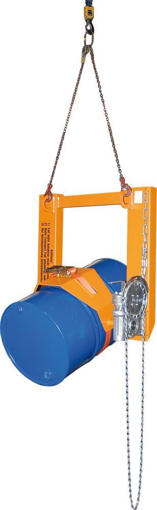 Bauer Südlohn Fasskipper 300kg m. Kette, lack. Produktbild Bauer Südlohn Fasskipper 300kg m. Kette, lack.