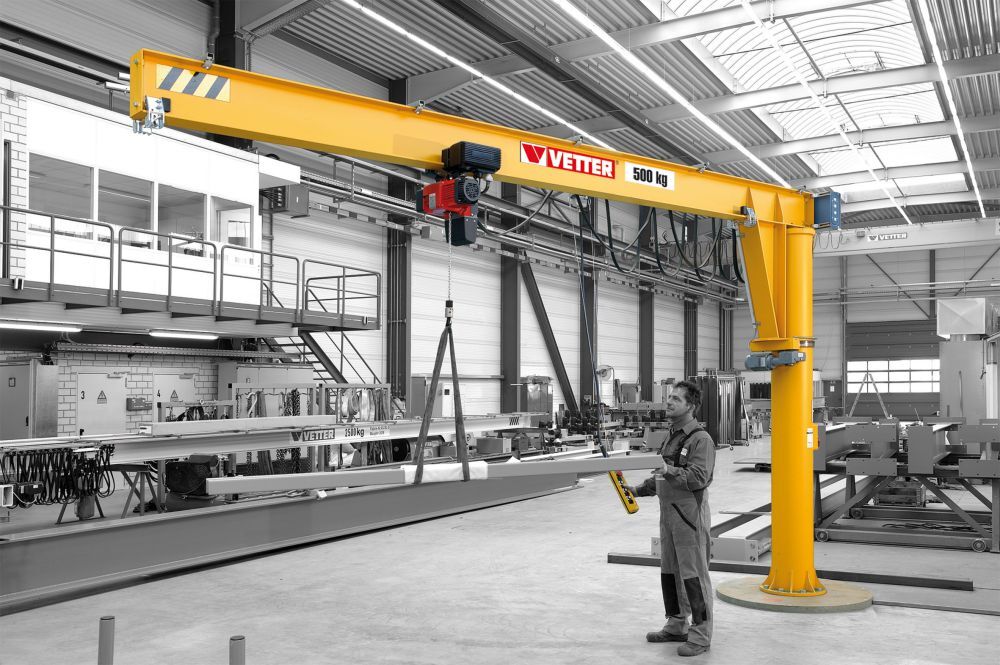 Vetter Säulenschwenkkran M 360 1000 kg 3000 mm Vetter Säulenschwenkkran M 360 1000 kg 3000 mm