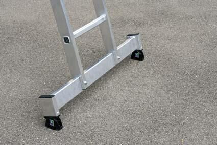 Günzburger Alu-Schiebeleiter 2-tlg. m.2x20 Spr.,AH11,40m,Nive Günzburger Alu-Schiebeleiter 2-tlg. m.2x20 Spr.,AH11,40m,Nive