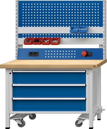 Anke Montagewerkbank 718 VX, fah40 mm, 840 mm 7035/5010 Anke Montagewerkbank 718 VX, fah40 mm, 840 mm 7035/5010
