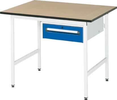 Rau Grundtisch Arbeitstisch Serie Jerry MDF Platte Breite 750 mm Produktbild Rau Grundtisch Arbeitstisch Serie Jerry MDF Platte Breite 750 mm