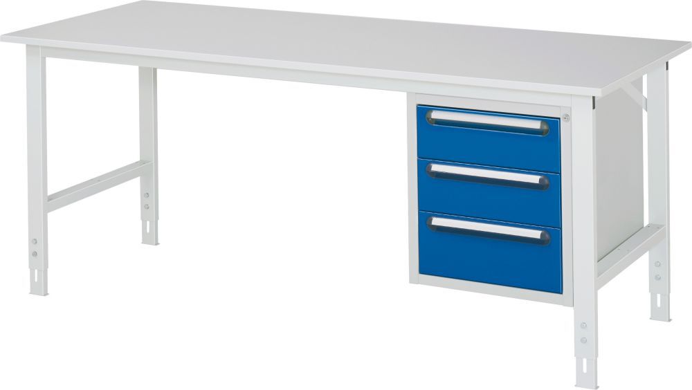 RAU Grundtisch 6030,RAL7035 Melamin 2000x1000mm RAU Grundtisch 6030,RAL7035 Melamin 2000x1000mm