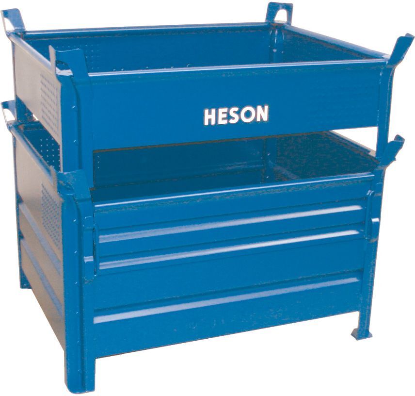 Hesonwerk Stapelbehälter 0, 5t, lack.800x500x300mm, geschl. Produktbild Hesonwerk Stapelbehälter 0, 5t, lack.800x500x300mm, geschl.