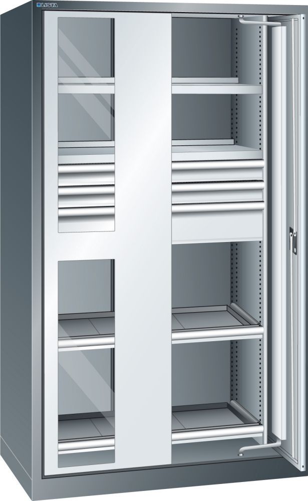 LISTA Schwerlastschrank 7035 1950x1100x641 LISTA Schwerlastschrank 7035 1950x1100x641