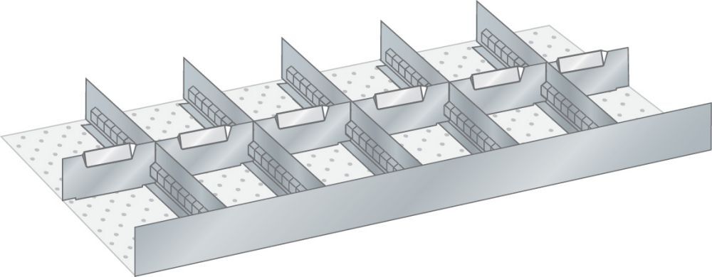 LISTA Trennwände 12tlg. 1000mm breit Produktbild LISTA Trennwände 12tlg. 1000mm breit