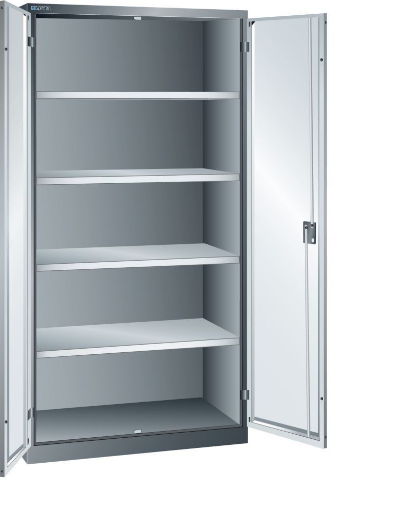 LISTA Flügeltürschrank 5012 m.4Böden,Vollblech LISTA Flügeltürschrank 5012 m.4Böden,Vollblech
