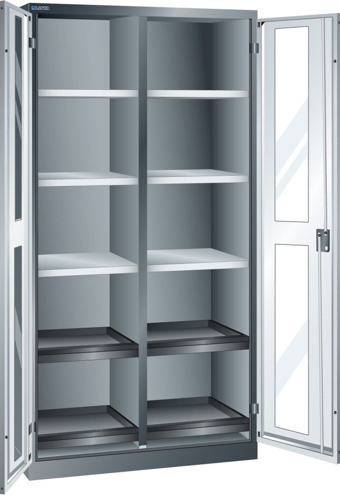 LISTA Flügeltürschrank 1950 x 1000 x 580 mm Produktbild LISTA Flügeltürschrank 1950 x 1000 x 580 mm