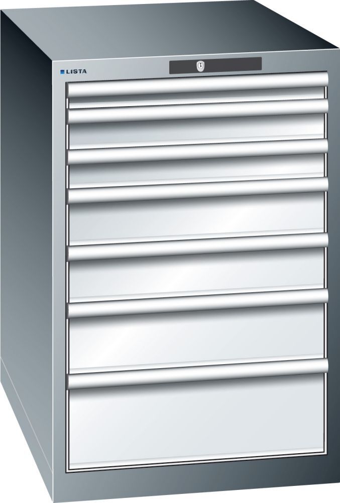 LISTA Schubladenschrank lg/lb H850,7 Schubladen Produktbild LISTA Schubladenschrank lg/lb H850,7 Schubladen