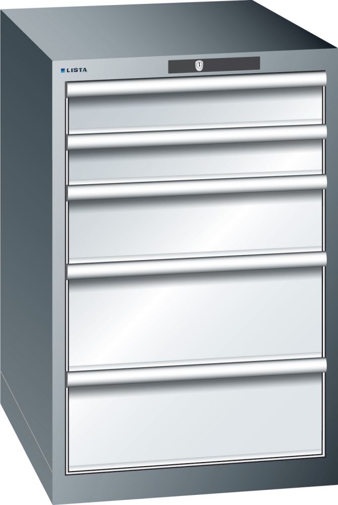 LISTA Schubladenschrank 75 lg/lH850,5SL2 LISTA Schubladenschrank 75 lg/lH850,5SL2x100/150/2x200