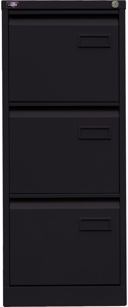 Bisley Hängeregistraturschrank 1-bahn, schw. 1016x413x622mm, 3 Schübe Produktbild Bisley Hängeregistraturschrank 1-bahn, schw. 1016x413x622mm, 3 Schübe