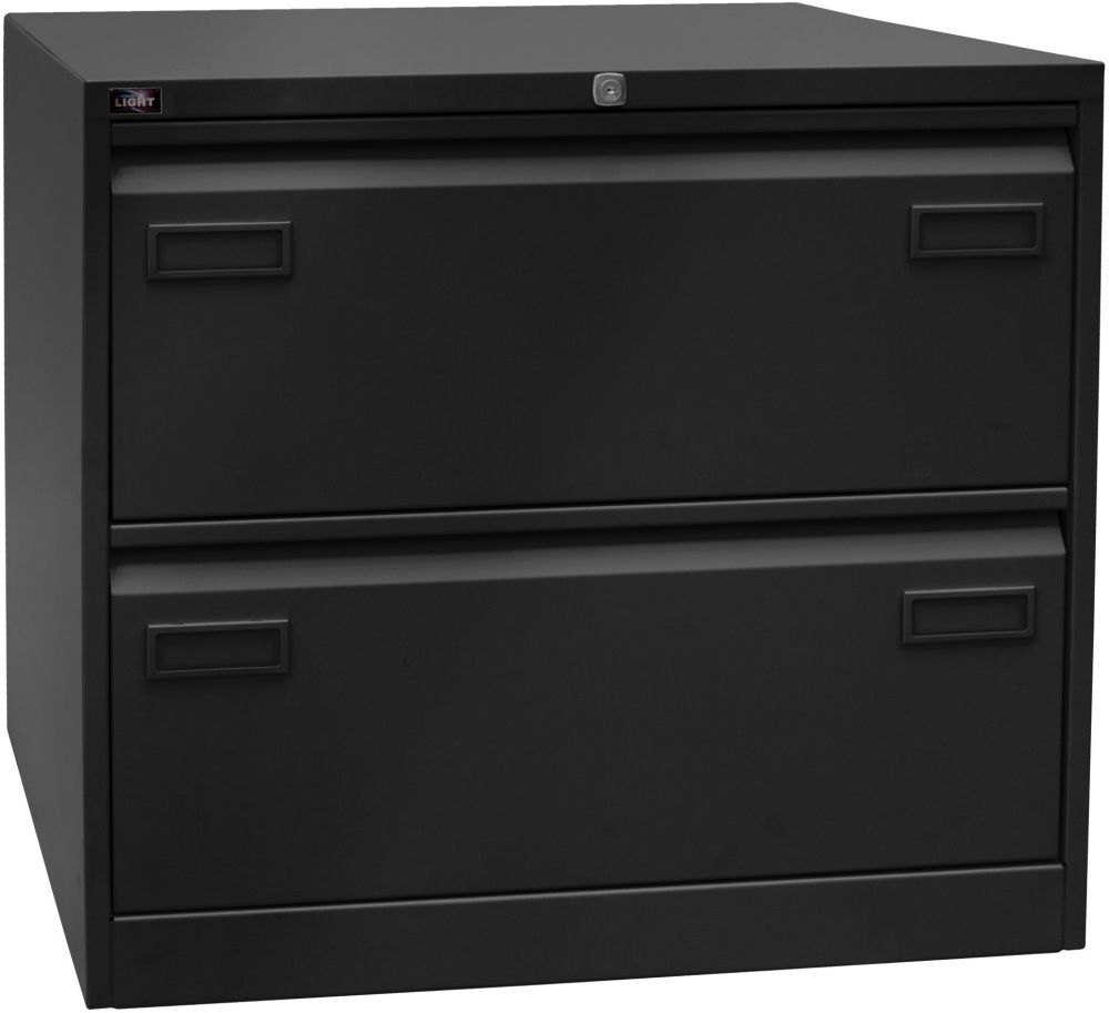Bisley Hängeregistraturschrank 2-bahn, schw. 711x800x622mm, 2 Schübe Produktbild Bisley Hängeregistraturschrank 2-bahn, schw. 711x800x622mm, 2 Schübe