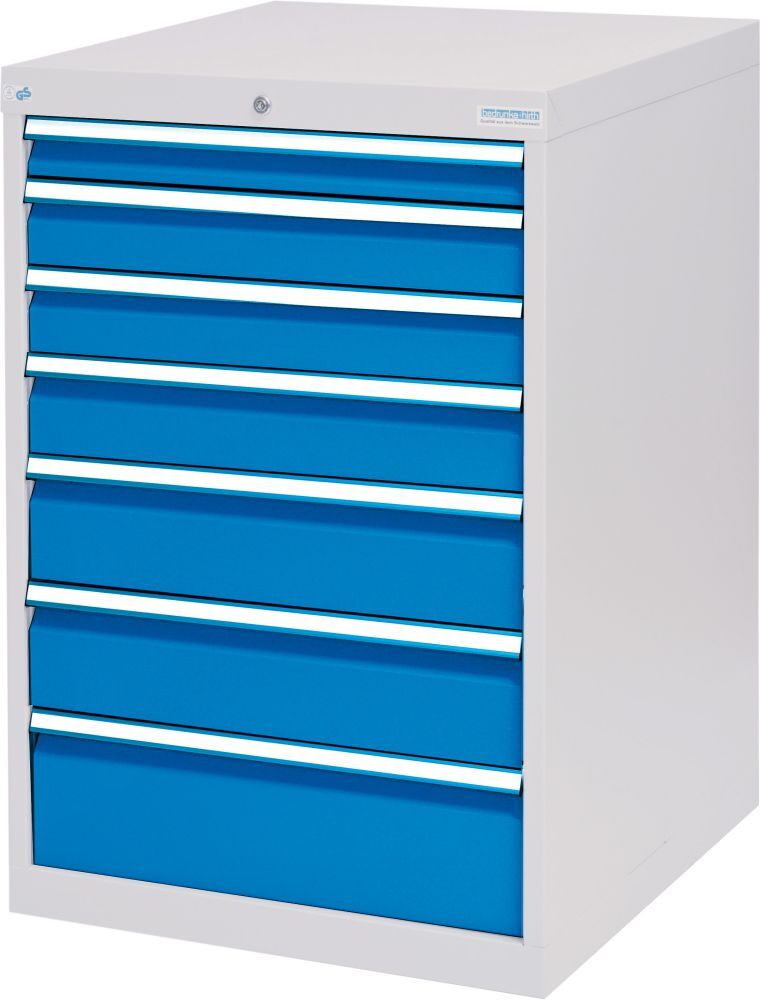 Bedrunka+Hirth Schubladenschrank T736 B705xH1019mm 7 Sbl VA SET Produktbild Bedrunka+Hirth Schubladenschrank T736 B705xH1019mm 7 Sbl VA SET bild 2