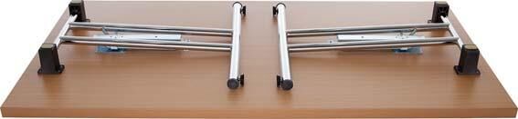 Hammerbacher Klapptisch KL 1380x690x745,Platte buche Produktbild Hammerbacher Klapptisch KL 1380x690x745,Platte buche bild 3