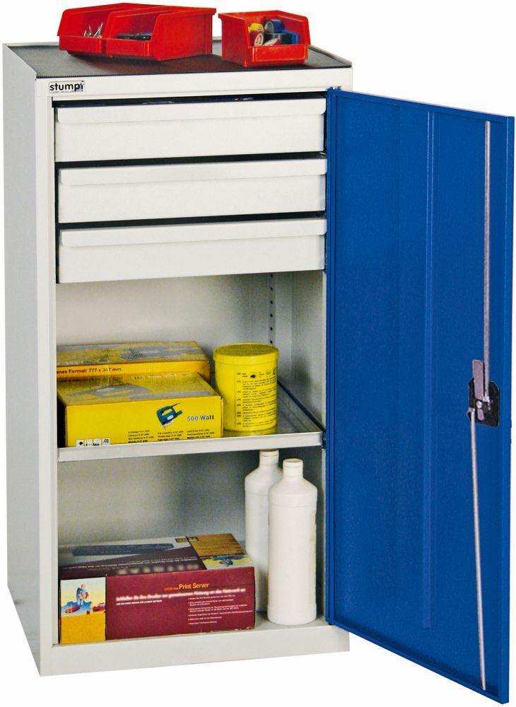Stumpf Materialschrank 2000 1000x500x500 gr/gr 1 FB Produktbild Stumpf Materialschrank 2000 1000x500x500 gr/gr 1 FB