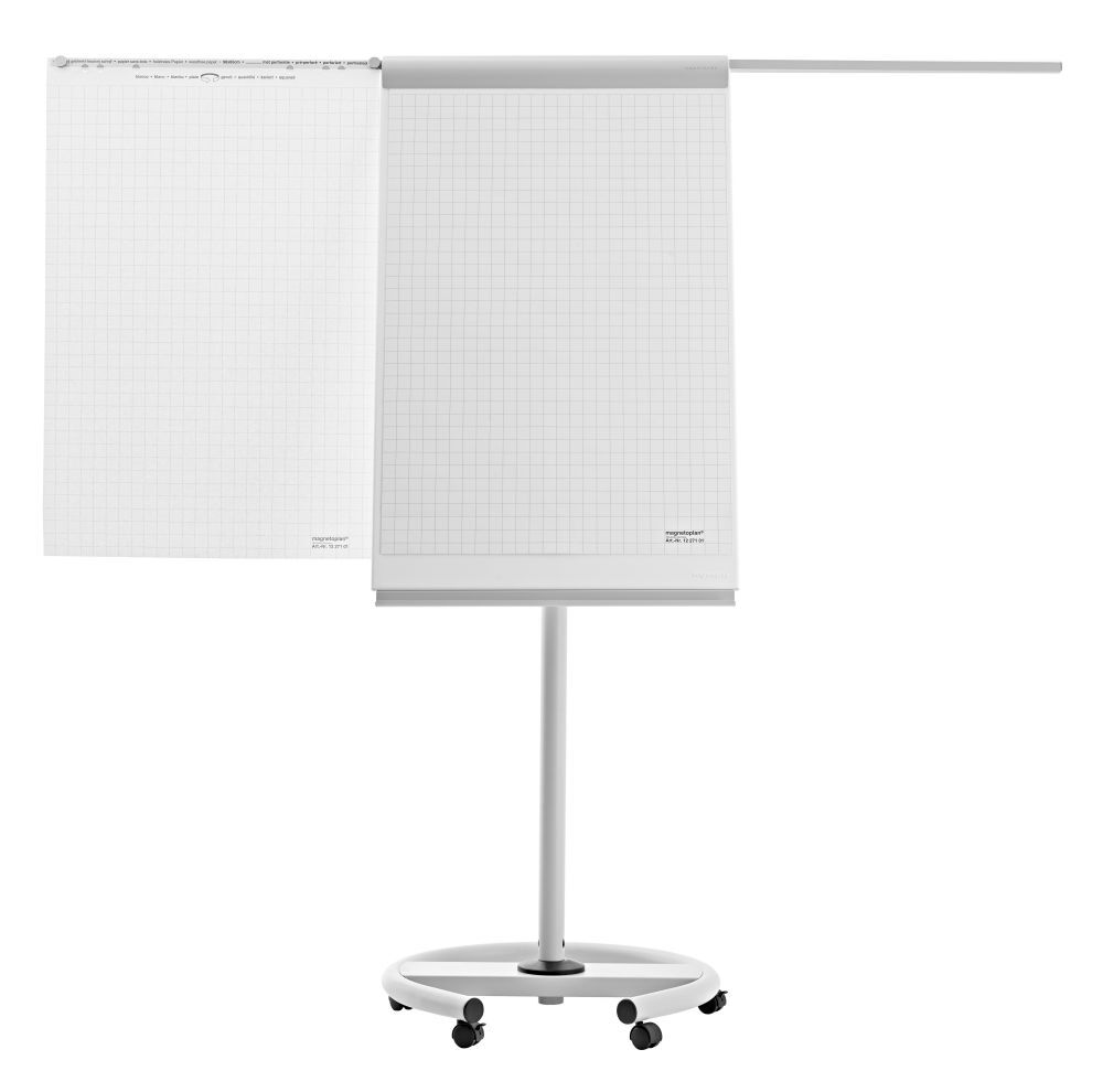 Magnetoplan Flipchart fahrbar De Luxe Produktbild Magnetoplan Flipchart fahrbar De Luxe
