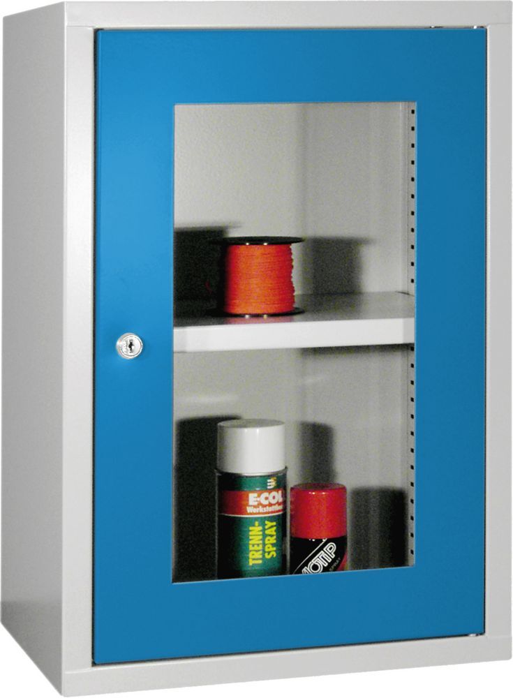 Pavoy Hängeschrank mit 1 Sichtfenster 600 x 800 x 300 mm Produktbild Pavoy Hängeschrank mit 1 Sichtfenster 600 x 800 x 300 mm
