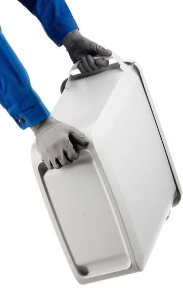 Wertstoffsammler 60l grauinkl. Deckel, grün Produktbild Wertstoffsammler 60l grauinkl. Deckel, grün bild 3