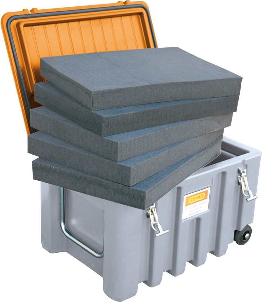 CEMO Schaumstoffeinlage für CEMbox 150 Ltr. 5St. Produktbild CEMO Schaumstoffeinlage für CEMbox 150 Ltr. 5St.