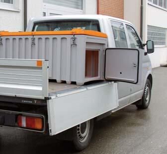 CEMO CEMbox 150 grau/orange 150 Ltr. CEMO CEMbox 150 grau/orange 150 Ltr.
