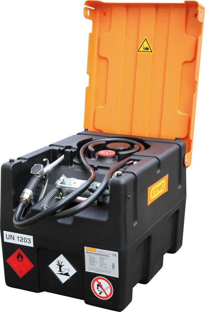 CEMO KS-Mobil Easy Tankanlage 190l m.Dach u.Handpumpe Produktbild CEMO KS-Mobil Easy Tankanlage 190l m.Dach u.Handpumpe
