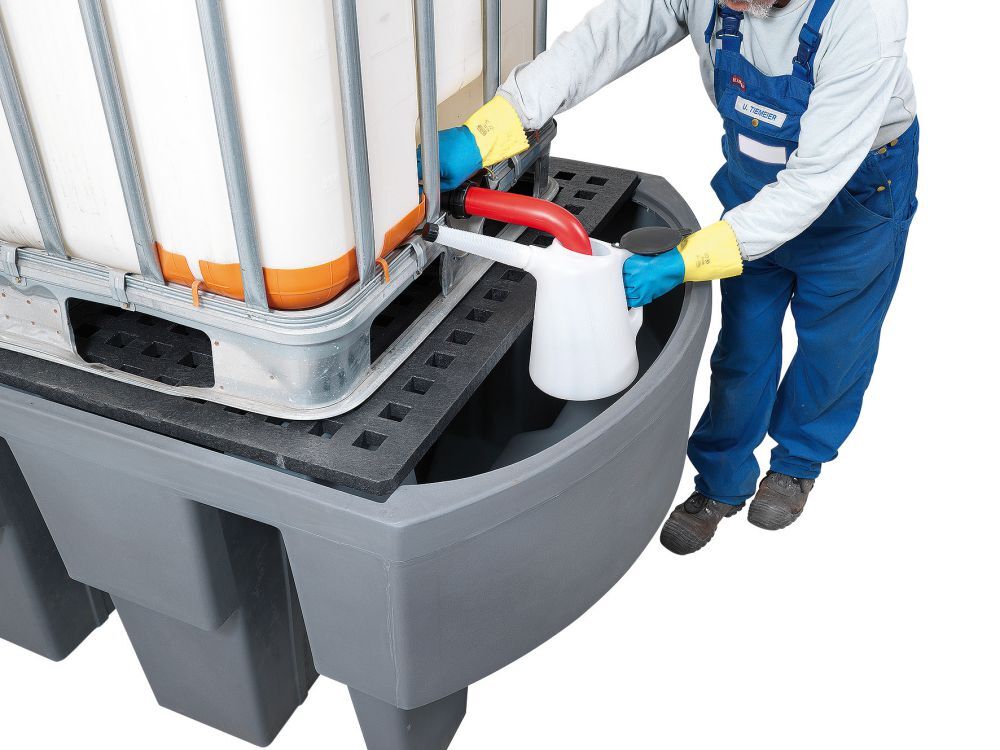 Asecos IBC-Station PE 1280x1910x860mm, PE-Stellf Produktbild Asecos IBC-Station PE 1280x1910x860mm, PE-Stellf