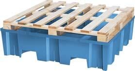 Asecos Auffangwanne PE sw 1220x1330x220mm o.GiRo Asecos Auffangwanne PE sw 1220x1330x220mm o.GiRo