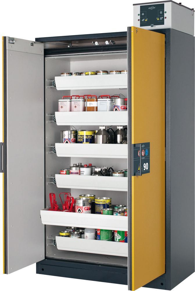 Asecos Gefahrstoffschrank Q-Clas90B1200mm,6VA Produktbild Asecos Gefahrstoffschrank Q-Clas90B1200mm,6VA