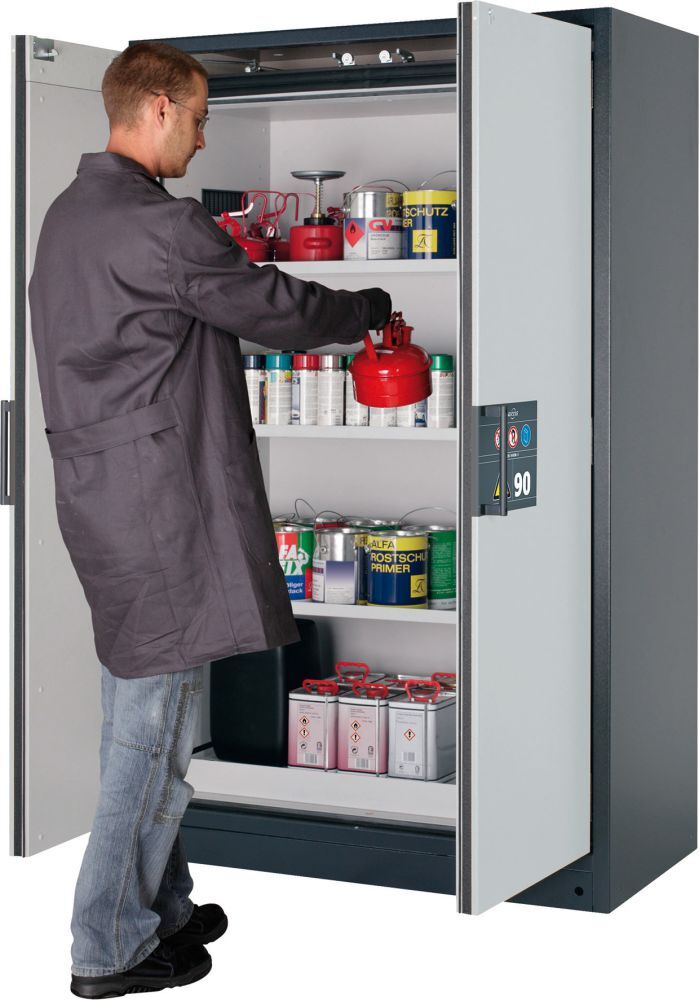 Asecos Gefahrstoffschrank Q-Clas90B900mm, 3FB, LB+BAW Produktbild Asecos Gefahrstoffschrank Q-Clas90B900mm, 3FB, LB+BAW