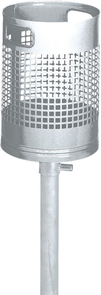 Var Abfallbehälter 30 l verz.B350xT350xH1200 mm Produktbild Var Abfallbehälter 30 l verz.B350xT350xH1200 mm